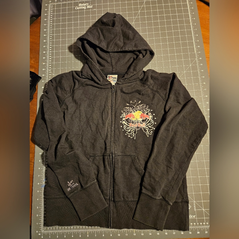 Ladies Lightweight RedBull NASCAR Hoodie size M
